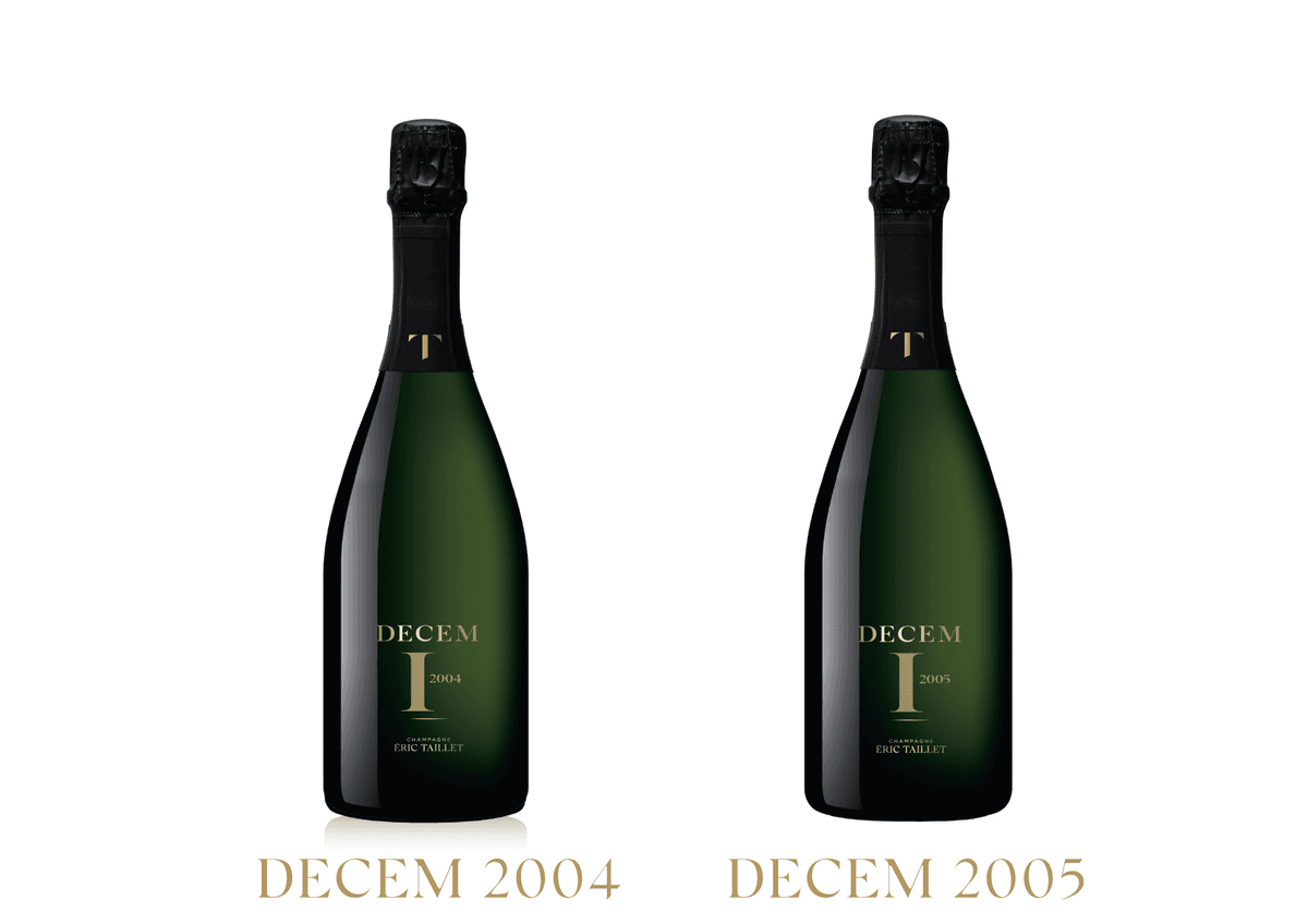 Bouteilles DECEM 2004 et DECEM 2005